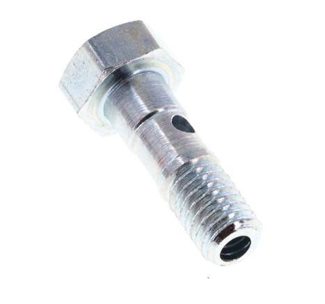 Banjobout 1-weg Verzinkt Stalen M5 buitendraad 16.2mm [5 Stuks]