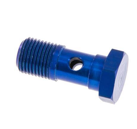 Banjobout 1-weg Aluminium G1/8'' buitendraad 23mm [5 Stuks]