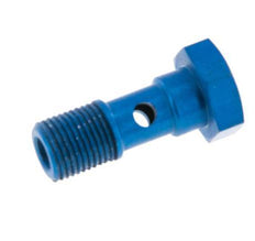 Banjobout 1-weg Aluminium G1/8'' buitendraad 25mm [5 Stuks]