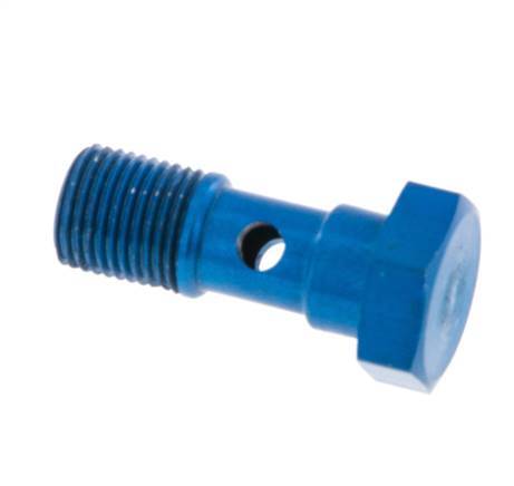 Banjobout 1-weg Aluminium G1/8'' buitendraad 25mm [5 Stuks]