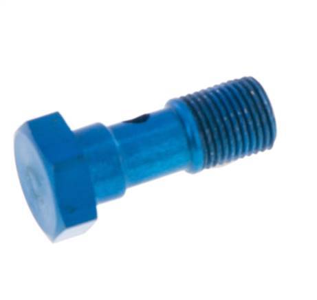 Banjobout 1-weg Aluminium G1/8'' buitendraad 25mm [5 Stuks]