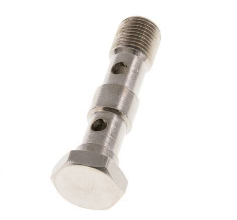 Banjobout 2-weg Vernikkeld Messing G1/8'' buitendraad 40.5mm [5 Stuks]
