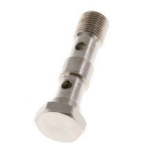Banjobout 2-weg Vernikkeld Messing G1/8'' buitendraad 40.5mm [5 Stuks]