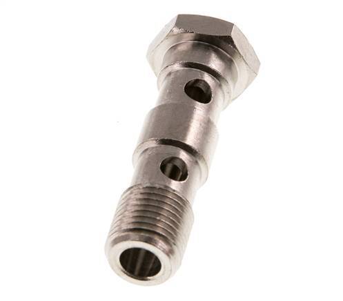 Banjobout 2-weg Vernikkeld Messing G1/4'' Buitendraad 46mm [2 Stuks]