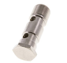 Banjobout 2-weg Vernikkeld Messing G1/2'' Buitendraad 62.5mm