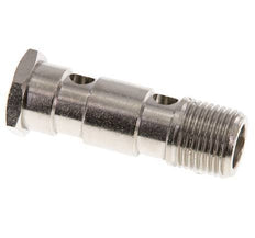 Banjobout 2-weg Vernikkeld Messing G1/2'' Buitendraad 62.5mm