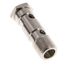 Banjobout 2-weg Vernikkeld Messing G1/2'' Buitendraad 62.5mm