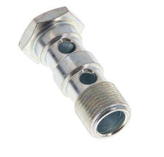 Banjobout 2-weg Verzinkt Stalen G3/8'' Buitendraad 43mm