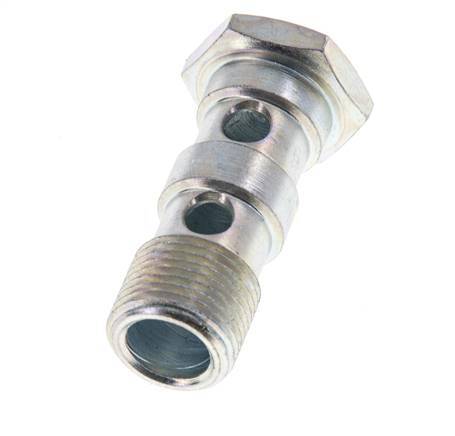 Banjobout 2-weg Verzinkt Stalen G3/8'' Buitendraad 43mm