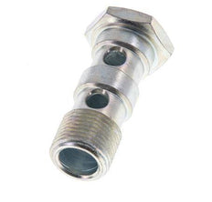 Banjobout 2-weg Verzinkt Stalen G3/8'' Buitendraad 43mm