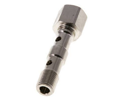 Banjobout 2-weg Vernikkeld Messing G1/8'' Buiten- en Binnendraad 40.5mm [2 Stuks]