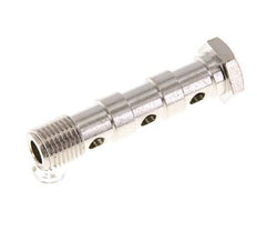 Banjobout 3-weg Vernikkeld Messing G1/4'' Buitendraad 58mm [2 Stuks]