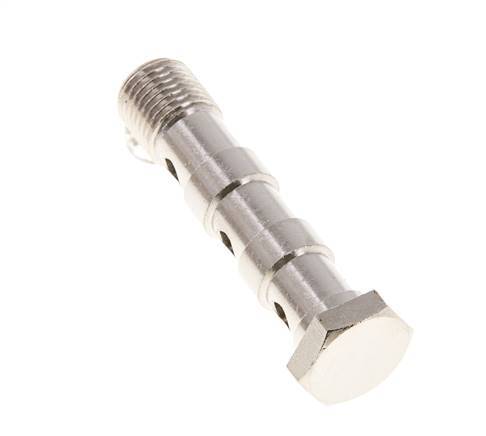 Banjobout 3-weg Vernikkeld Messing G1/4'' Buitendraad 58mm [2 Stuks]
