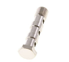 Banjobout 3-weg Vernikkeld Messing G1/4'' Buitendraad 58mm [2 Stuks]
