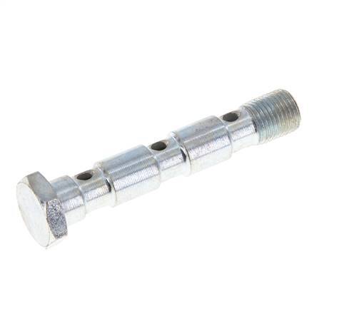 Banjobout 3-weg Verzinkt Stalen G1/8'' Buitendraad 55mm [2 Stuks]