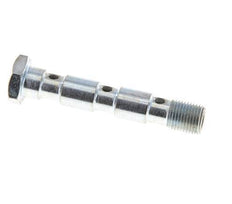 Banjobout 3-weg Verzinkt Stalen G1/8'' Buitendraad 55mm [2 Stuks]