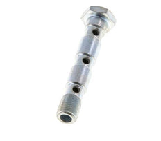 Banjobout 3-weg Verzinkt Stalen G1/8'' Buitendraad 55mm [2 Stuks]