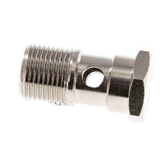 Banjobout 1-weg Vernikkeld Messing G3/8'' Buitendraad 32mm [2 Stuks]