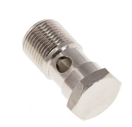 Banjobout 1-weg Vernikkeld Messing G3/8'' Buitendraad 32mm [2 Stuks]