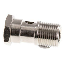 Banjobout 1-weg Vernikkeld Messing G3/8'' Buitendraad 32mm [2 Stuks]