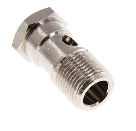 Banjobout 1-weg Vernikkeld Messing G3/8'' Buitendraad 32mm [2 Stuks]