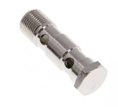 Banjobout 2-weg Vernikkeld Messing G3/8'' Buitendraad 53.5mm