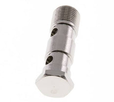 Banjobout 2-weg Vernikkeld Messing G3/8'' Buitendraad 53.5mm