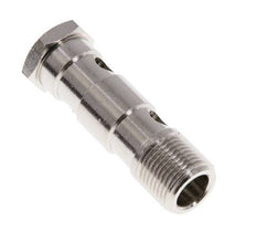 Banjobout 2-weg Vernikkeld Messing G3/8'' Buitendraad 53.5mm