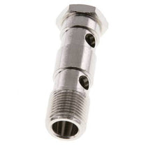 Banjobout 2-weg Vernikkeld Messing G3/8'' Buitendraad 53.5mm