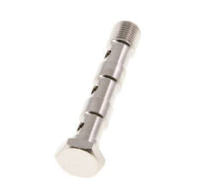 Banjobout 3-weg Vernikkeld Messing G1/8'' Buitendraad 57mm [2 Stuks]