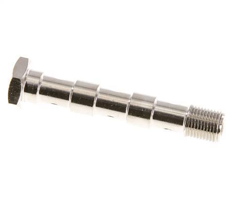 Banjobout 3-weg Vernikkeld Messing G1/8'' Buitendraad 57mm [2 Stuks]