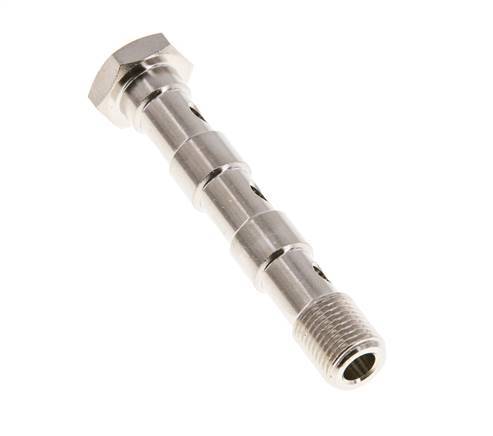 Banjobout 3-weg Vernikkeld Messing G1/8'' Buitendraad 57mm [2 Stuks]