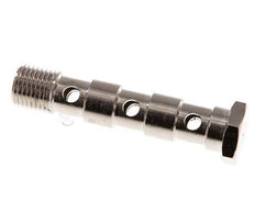 Banjobout 3-weg Vernikkeld Messing G1/4'' Buitendraad 67mm [2 Stuks]