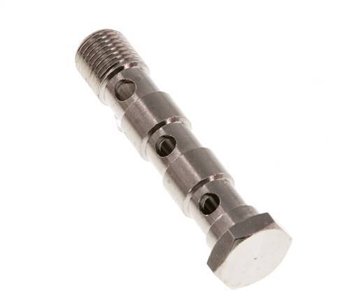 Banjobout 3-weg Vernikkeld Messing G1/4'' Buitendraad 67mm [2 Stuks]