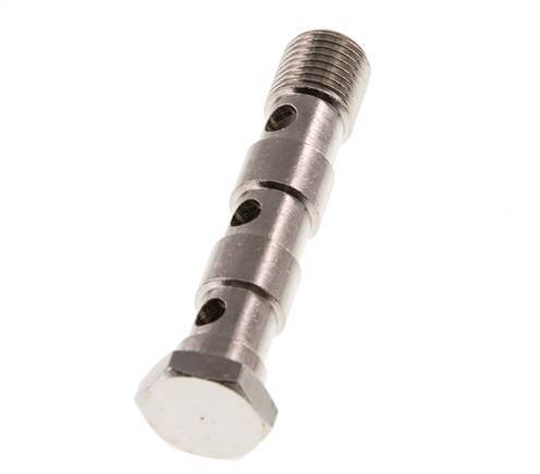 Banjobout 3-weg Vernikkeld Messing G1/4'' Buitendraad 67mm [2 Stuks]