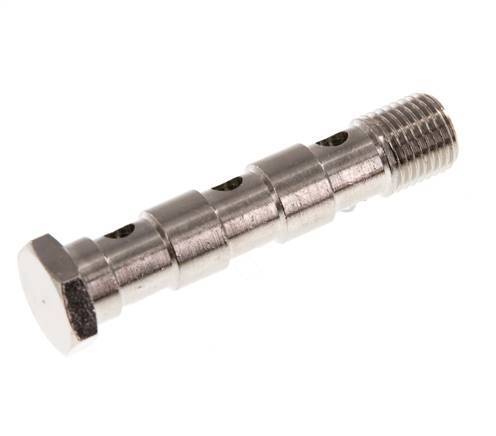 Banjobout 3-weg Vernikkeld Messing G1/4'' Buitendraad 67mm [2 Stuks]