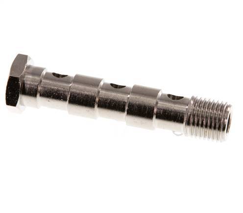 Banjobout 3-weg Vernikkeld Messing G1/4'' Buitendraad 67mm [2 Stuks]