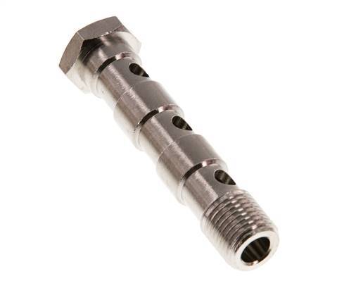 Banjobout 3-weg Vernikkeld Messing G1/4'' Buitendraad 67mm [2 Stuks]