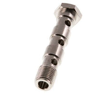 Banjobout 3-weg Vernikkeld Messing G1/4'' Buitendraad 67mm [2 Stuks]