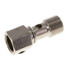Banjobout 1-weg Vernikkeld Messing G3/8'' Buiten- en Binnendraad 32mm
