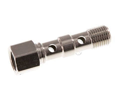 Banjobout 2-weg Vernikkeld Messing G1/4'' Buiten- en Binnendraad 46.7mm [2 Stuks]