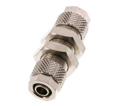 8x6 Vernikkeld Messing Rechte Opsteekkoppeling Schotdoorvoer [2 Stuks]