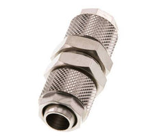 12x10 Vernikkeld Messing Rechte Opsteekkoppeling Schotdoorvoer