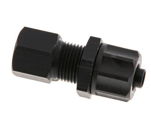 8x6 & G1/8'' Aluminium Rechte Opsteekkoppeling Binnendraad Schotdoorvoer