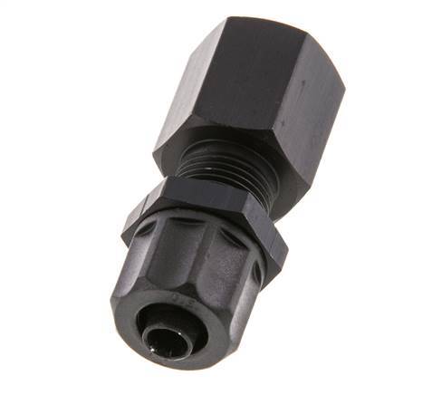 8x6 & G1/4'' Aluminium Rechte Opsteekkoppeling Binnendraad Schotdoorvoer