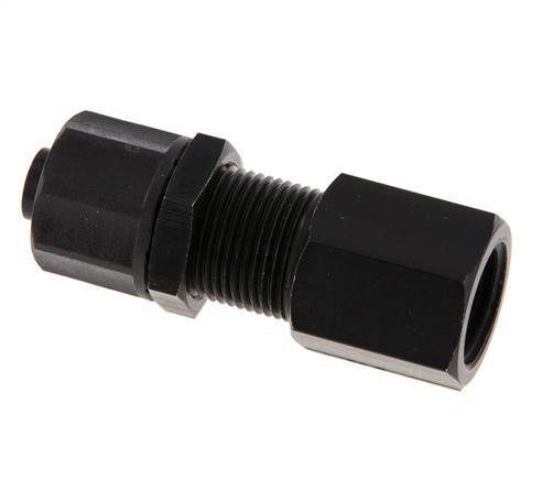 10x8 & G1/4'' Aluminium Rechte Opsteekkoppeling Binnendraad Schotdoorvoer