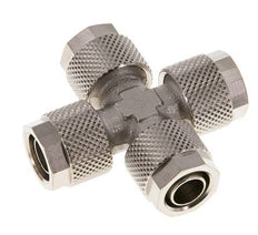 10x8 Vernikkeld Messing Kruis-Opsteekkoppeling