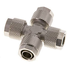10x8 Vernikkeld Messing Kruis-Opsteekkoppeling