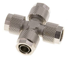 10x8 Vernikkeld Messing Kruis-Opsteekkoppeling