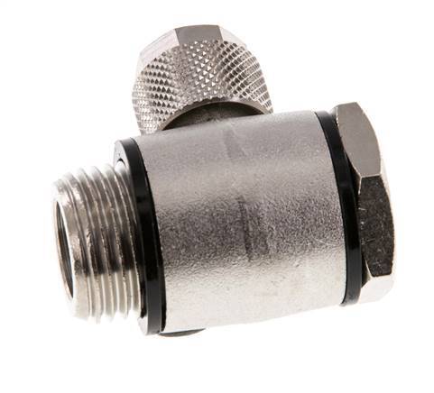 12x10 & G1/2'' Vernikkeld Messing Banjobout Opsteekkoppeling Buitendraad O-ring